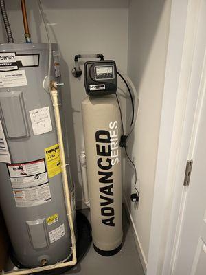 Advanced series water softener