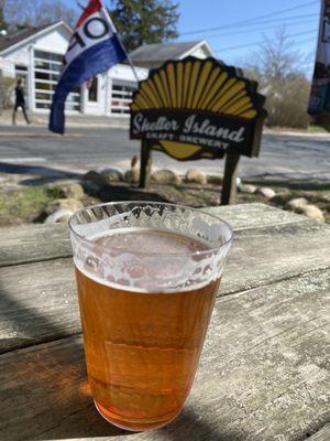 Flagship IPA in the sun