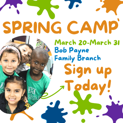 Sign up for Spring Camp today!