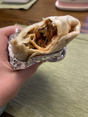 Grande steak burrito.