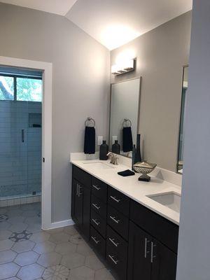 New master bath