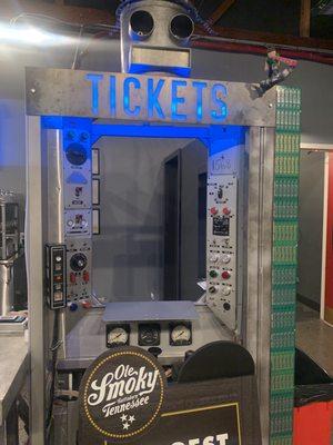 Coolest ticket booth ever