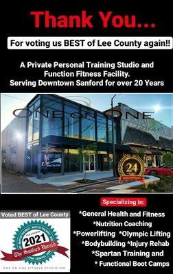 One On One Fitness Studios