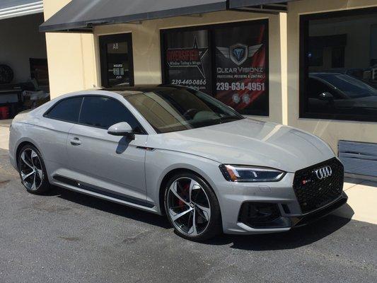 Audi S5 with Suntek carbon 18%