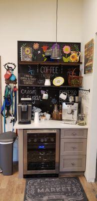 Had enough money left over to give the wife a coffee bar she wanted.