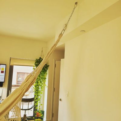 Instalation of hammock to concrete ceiling -Price: $300- [ Supplies included]