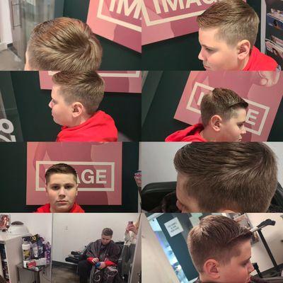 boys haircut