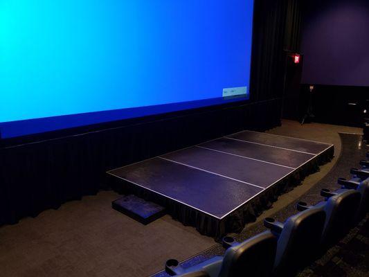 Stage at the Highland Village Theater.