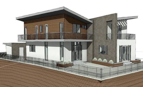 3,000 sq. ft. new modern house still in design stage.