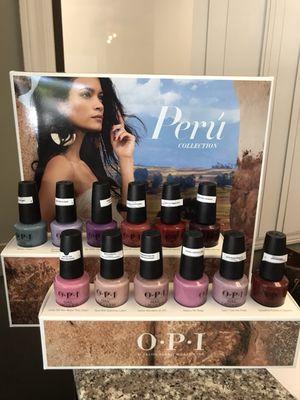 New colors just come!!! Peru' Collection. Regular & gel are available now at Michelle's Nail.