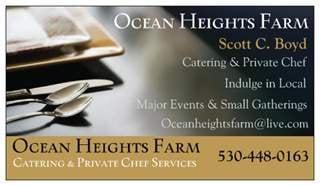 Ocean Heights Farm Catering & Private Chef