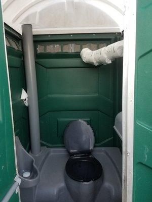 Clean enough to eat off (although I wouldn't recommend it).  When the porta potties are this nice, you know the rest of the amenities are ++