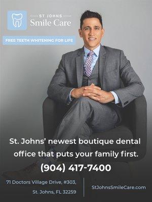 Dr. Drew offers Free Whitening for Life!!! Check out his reviews on google.