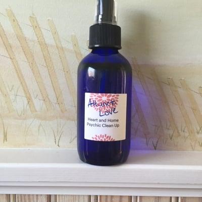 Now available: Vibrational Healing Spray to clear the air and energy around you.