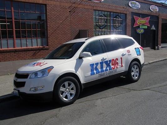 Vehicle Wrap for Kix 96.1