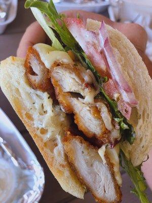 Chicken bacon ranch sandwich