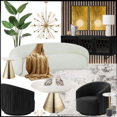 Art Deco Modern Mood Board