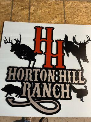 Custom ranch sign