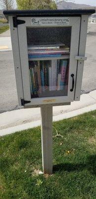 Community Library book stand