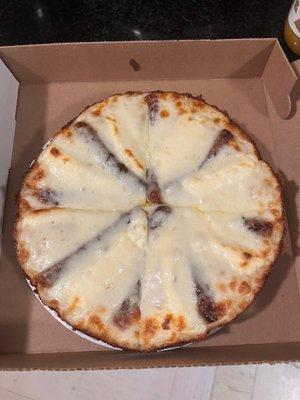 Guava and cheese personal pizza