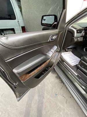 Interior leather conditioning