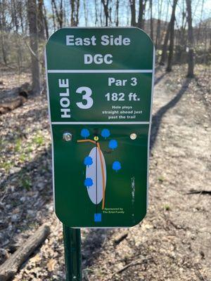 Appreciate the descriptions at each tee box.