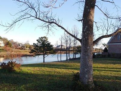 Unobstucted .76 Acre waterfront lot in Landfall Community at 2216 Moreland Dr. Wilmington, NN 28405 For Sale.