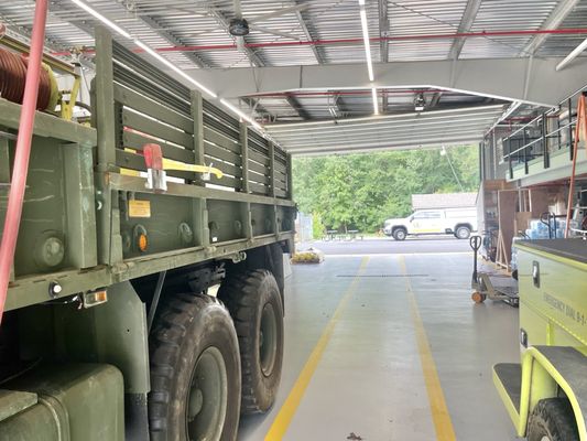 Cecil Fire Company -- they have a huge converted army truck for wilderness fires