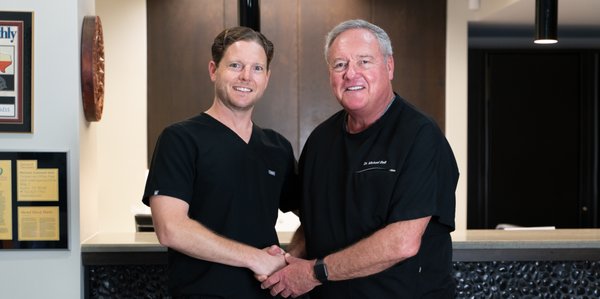 Dr Drew Bell and Dr Michael Bell
 Father and Son Team as your Dentists