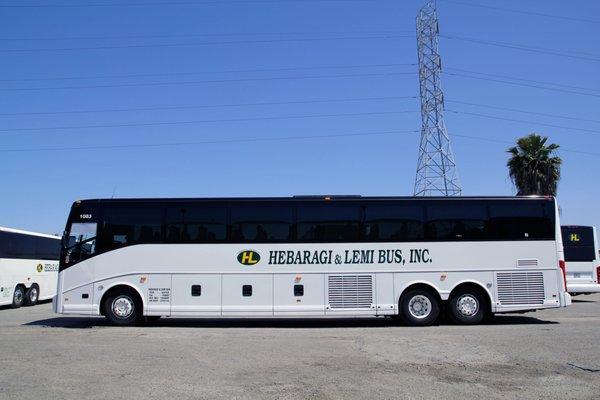 Side view of 56 Seater Bus