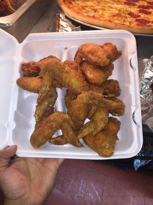 home made fried chicken wings!!!  people come miles away for the taste of these wings