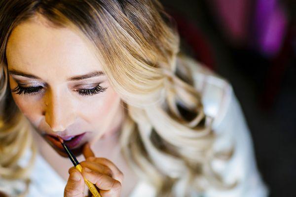 Bride Make-Up by Love is in the Hair, Truckee Photo Credit: Chris Werner Photography