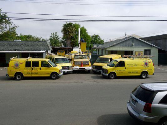 Our crews ready to service your needs.