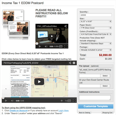 Step 3 - Use our pricing matrix to generate an instant, all-inclusive price for your project.