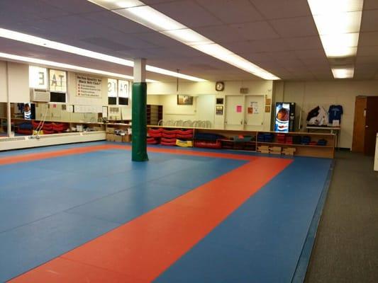 Looking toward the entrance of the dojang