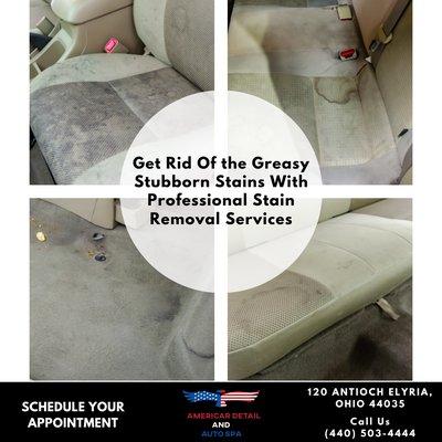 It is nothing out of ordinary to get stubborn stains on your car seats or even dashboard. That doesn't make it any less gross. Just leave