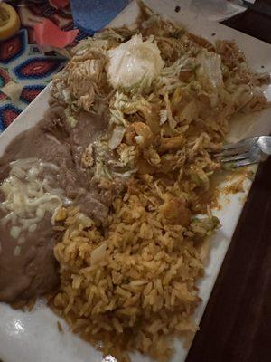 Enchiladas plate