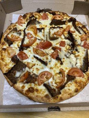 Greek pizza