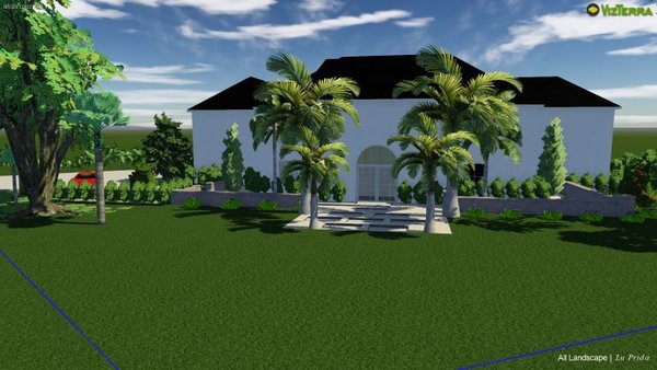 3d rendering of landscape in Tampa