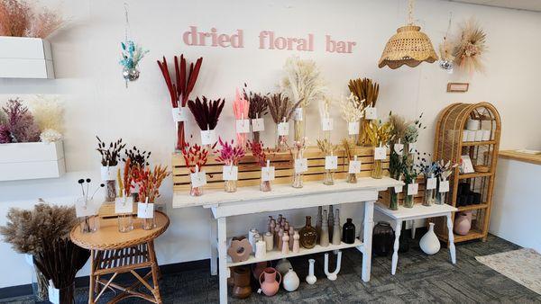 Dried floral bar