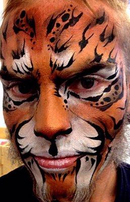 Face paint at a cat show...