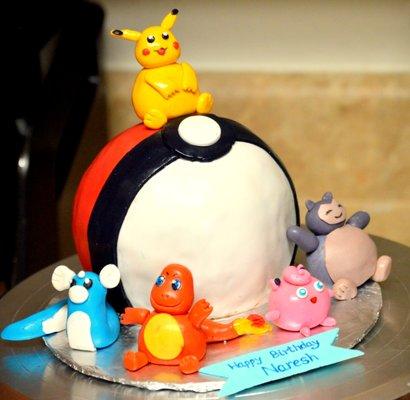 pokeball cake