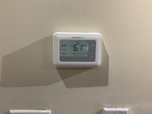 Upgraded thermostat