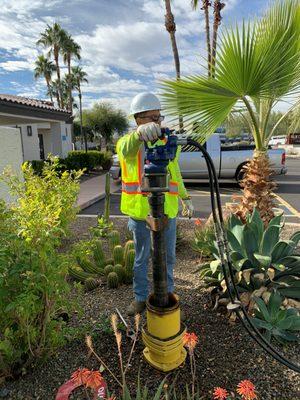 Don't call a plumber. Call Hydra Contracting's certified fire hydrant technicians.