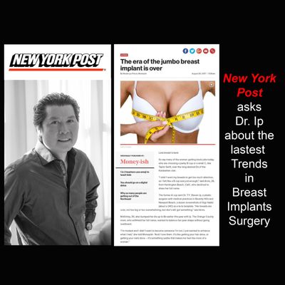 New York Post and T. Y. Steven Ip, MD on Breast Augmentation Trends