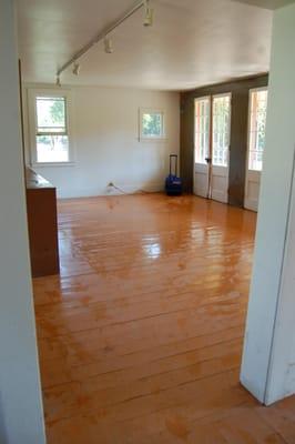 After disinfecting, decontaminating and remediating the mold situation, the old store has been put to right.