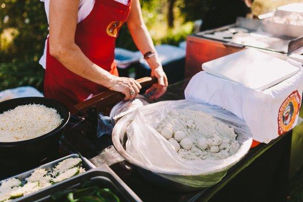 Freshly made tortillas! No need to use oil to cook these delicious tortillas :)