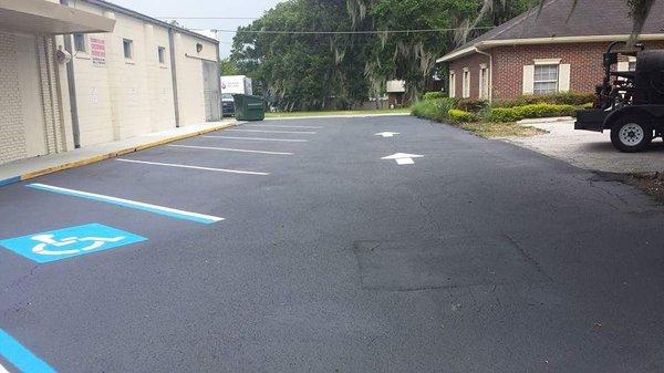 Sherwin-Williams Parking lot After