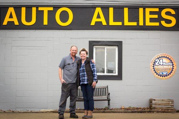 Don and Kortney, the owners of Auto Allies!