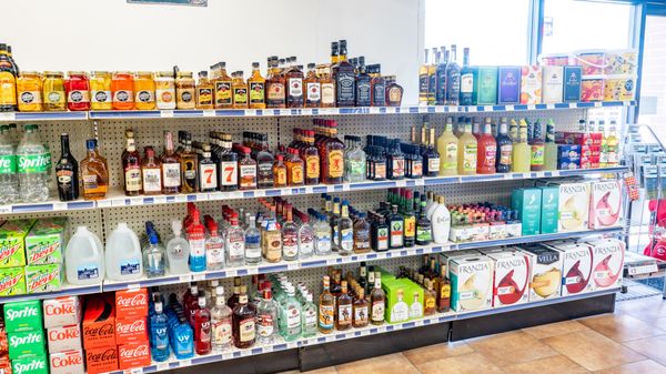 alcohol selection